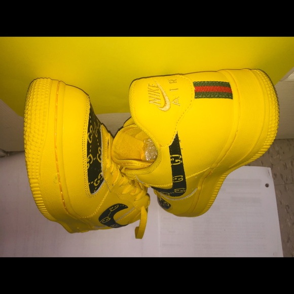 Airforce 1 shoes - Yellow - Picture 2 of 4